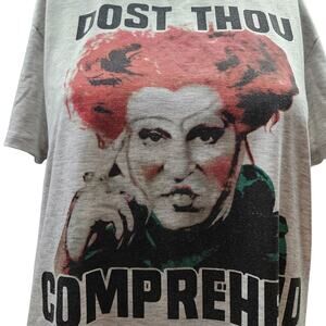 Hocus Pocus Winifred Sanderson Dost Thou Comprehend Gray M Tee T-Shirt READ